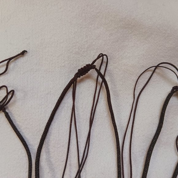 Red Tiger eye pendant draw string necklace beautiful marble crystal necklace - Picture 2 of 7